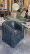 Leather Fringe Chair